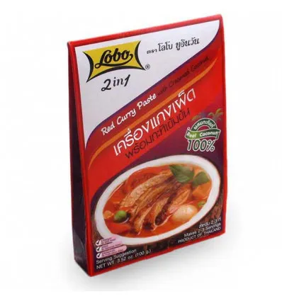 Lobo Red Curry Paste, 100 g