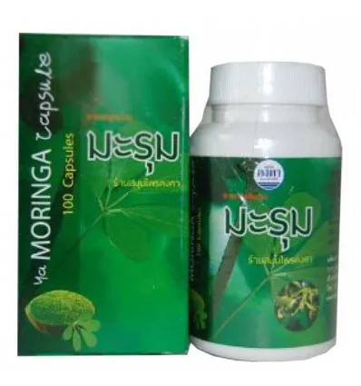 Moringa capsules, 100 pieces