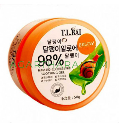 Soothing cream-gel with aloe vera and snail extract, 50 g