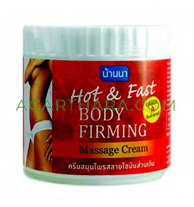 Banna Hot & Fast Body Firming Massage Cream, 500 ml