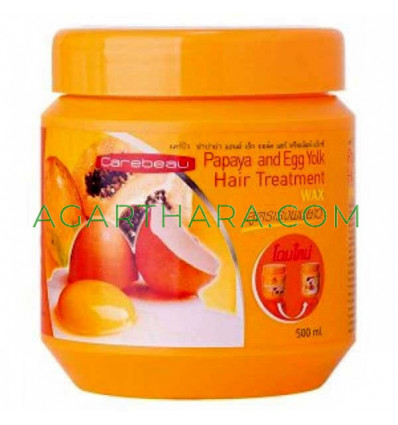 Carebeau Hair Treatment Papaya and Egg, 500 ml