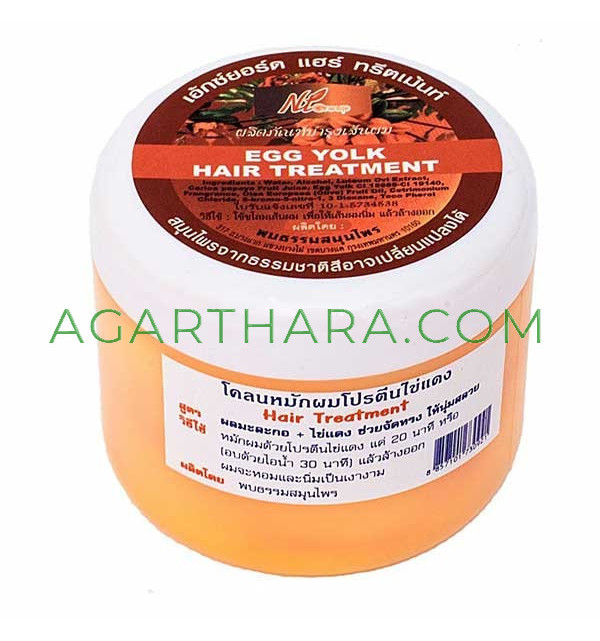  Egg Yolks-Papaya Hair Treatment Mask, 350 ml - Agarthara Health  Shop