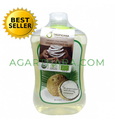 Tropicana Coconut oil is 100% cold pressed, 1000 ml