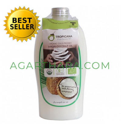 Tropicana Extra Virgin Cold press Coconut Oil 100%, 500 ml