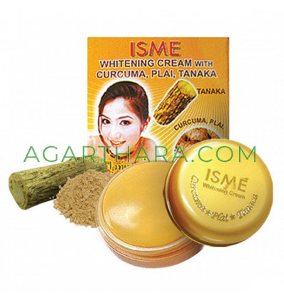 ISME Whitening Cream with Curcuma, Plai, Tanaka, 3 g