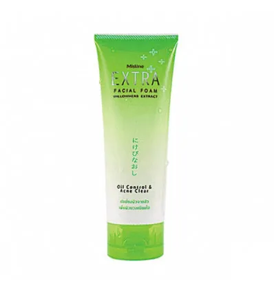 Mistine Extra Facial Foam Willowherb Extract, 85 ml