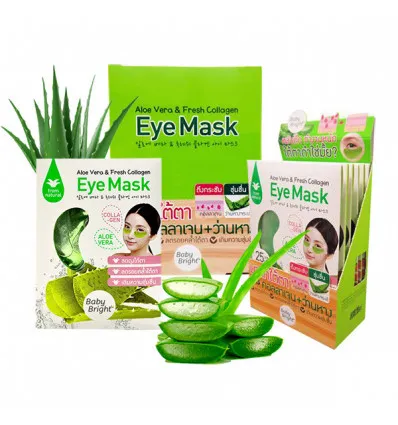 Baby Bright Aloe Vera & Fresh Collagen Eye Mask, 6 Pairs