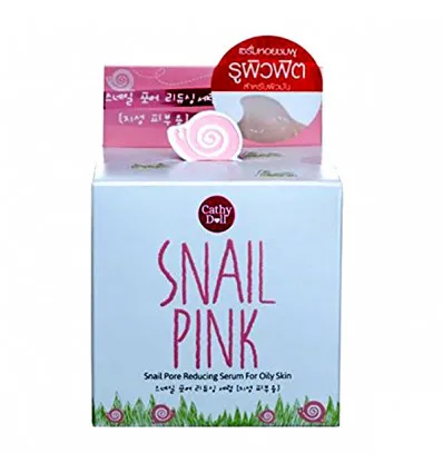 Cathy Doll Snail Pink Snail Pore Reducing Serum for Oily Skin 50 g