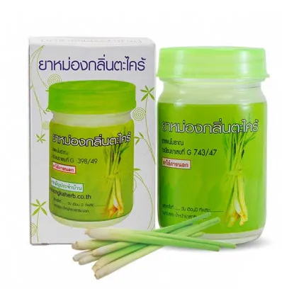 Kongka Herb Thai natural remedy Lemongrass balm, 50 g